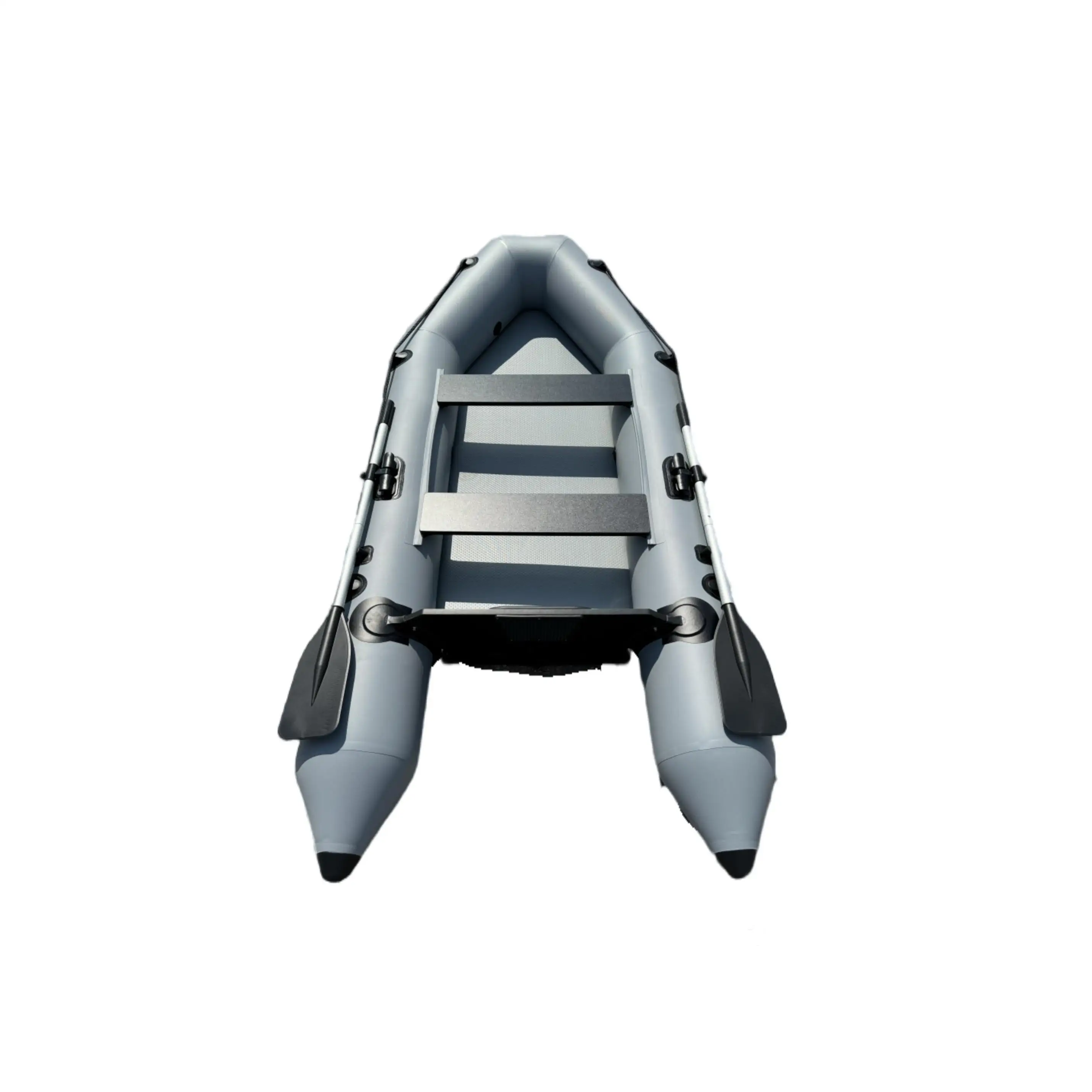 4 أشخاص 9.2ft 0.7 مللي متر نفخ الاعتداء كاياك الصيد قارب التجديف زورق مع مقاعد قابلة للتعديل للرياضات المائية #2