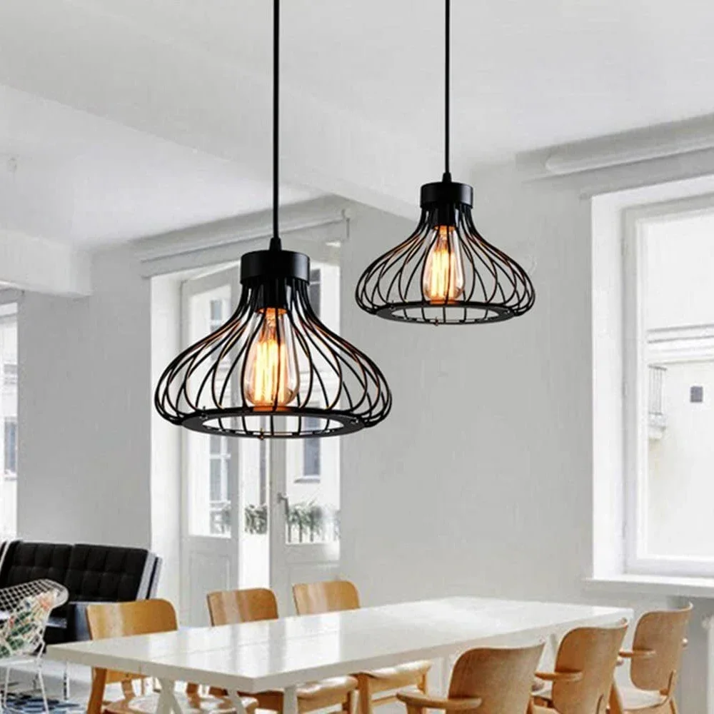 

Creative Modern Nordic Custom Hotel Stairs Dining Room Living Black Indoor Decor Pendant Lights High Ceiling Chandeliers