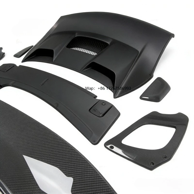Alerón Trasero de Fibra de Carbono Estilo GT2 RS para Porsche Carrera 911 991.1 (2012-2015)