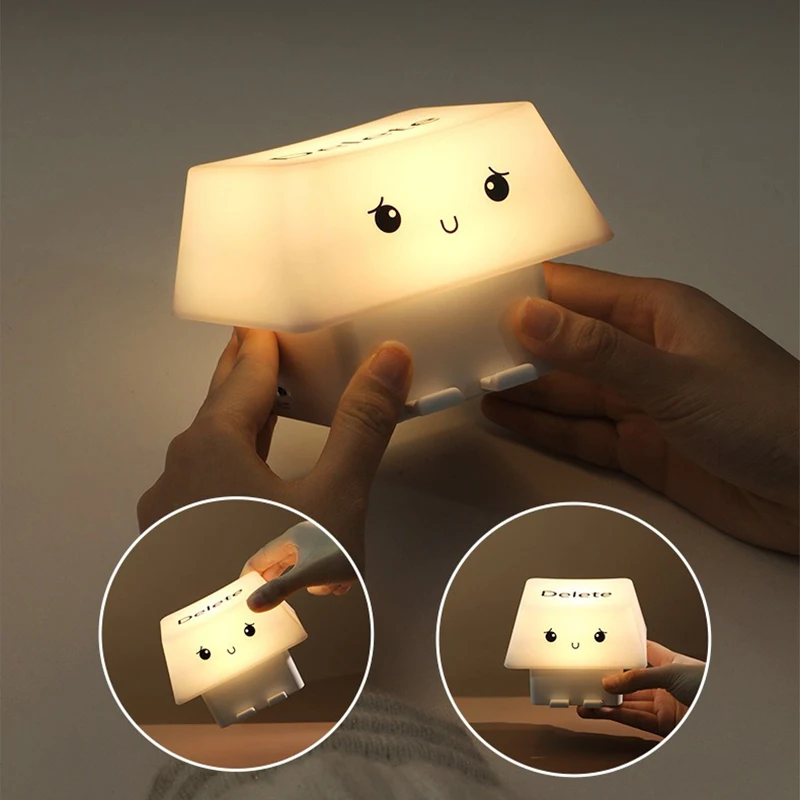 

Светодиодные ночники, прикроватная настольная лампа, украшение комнаты, USB перезаряжаемая светодиодная лампа, декор, праздничная детская спальня для подарка на день рождения