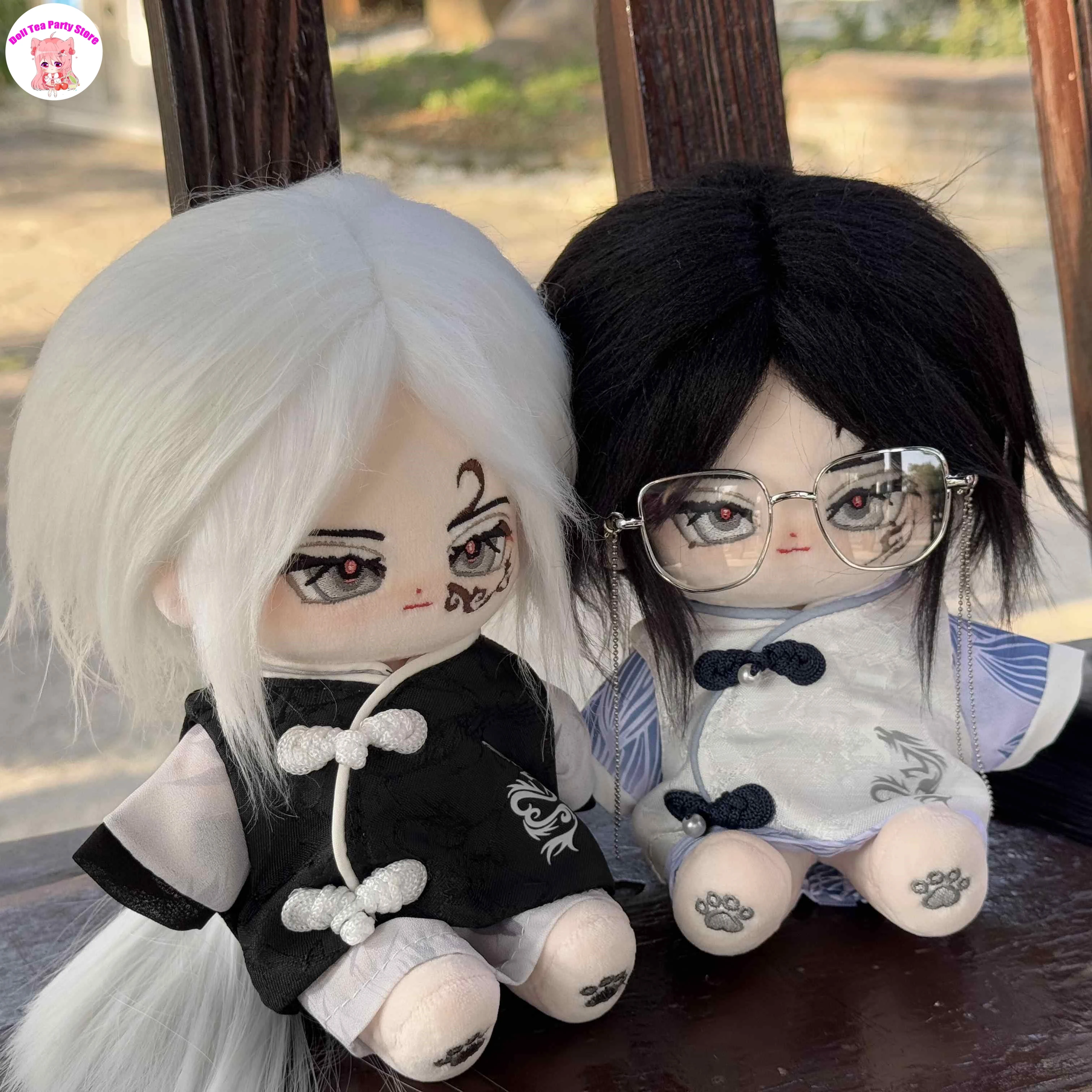 

20 см Game Identity V White Guard & Black Guard Wu Chang Косплей Плюшевая хлопковая кукла Тело Плюшевая модель Игрушечные фигурки Рождественский подарок