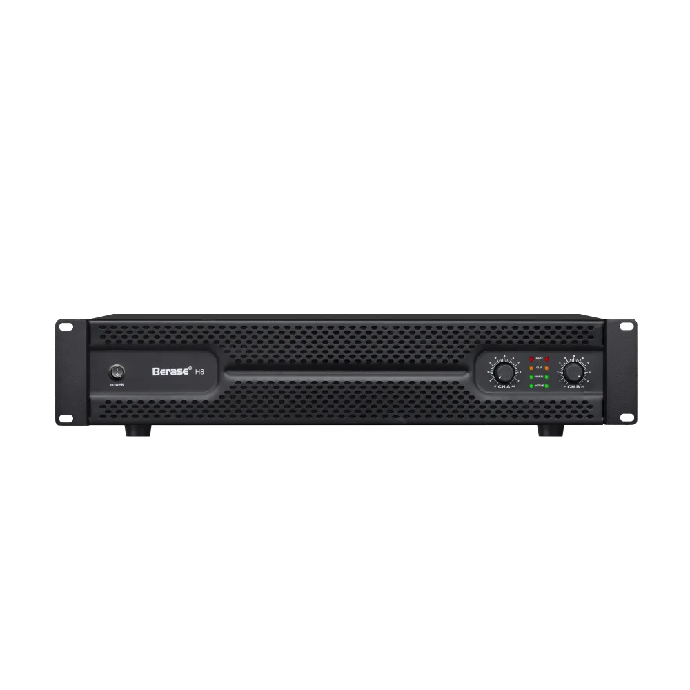 

800W Class H Power Amplifier Professional Audio System with Dual Channels for Clear Sound