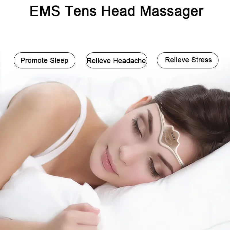 Queen Crown Smart Sleep Instrument Sleeping Aid   Massager Migraine Relief Relaxing Pulse Therapy Deep Sleep Tool