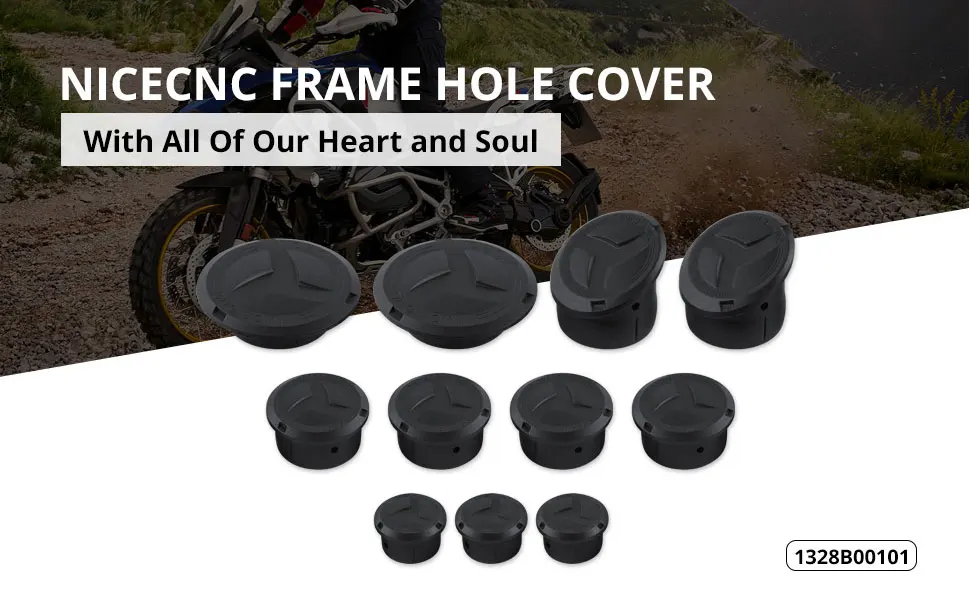 (EU-Lager) Für BMW R1250GS Adventure R1200GS LC Adventure 11-teiliger Satz Rahmenloch-Abdeckkappen R1250GS 2018-2022 R1200GS 2013-2018 – Detail 2