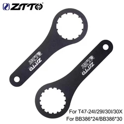 ZTTO Special BB Wrench Aluminium Alloy BB Tool For BB T47 BB386*30 BB386*24 Bottom Brackets Frame Shell Crank