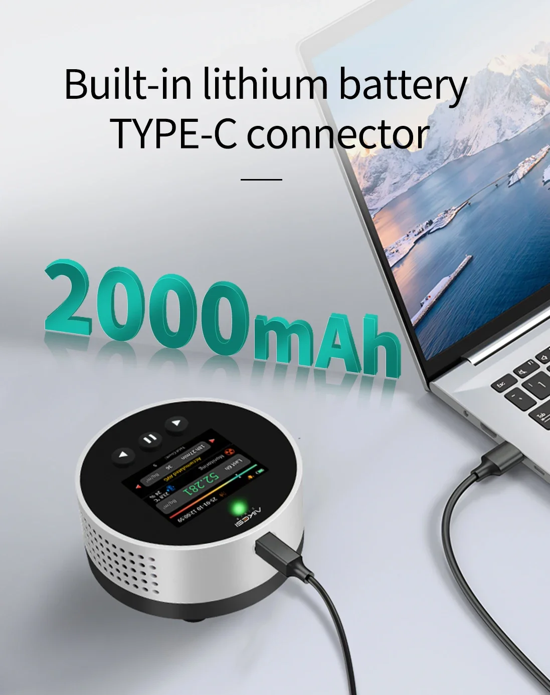 ラドン検出器 OEM スマート空気質ラドン半導体モニターセンサー パルスアルファ分光検出器
