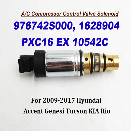 Imagen 1 del producto Solenoide de válvula de Control eléctrico, compresor A/C 976742S000 PXE14 PXE16 97674 2S000 para 09-17 Opel Hyundai Kia K2 RIO 97674-2S000