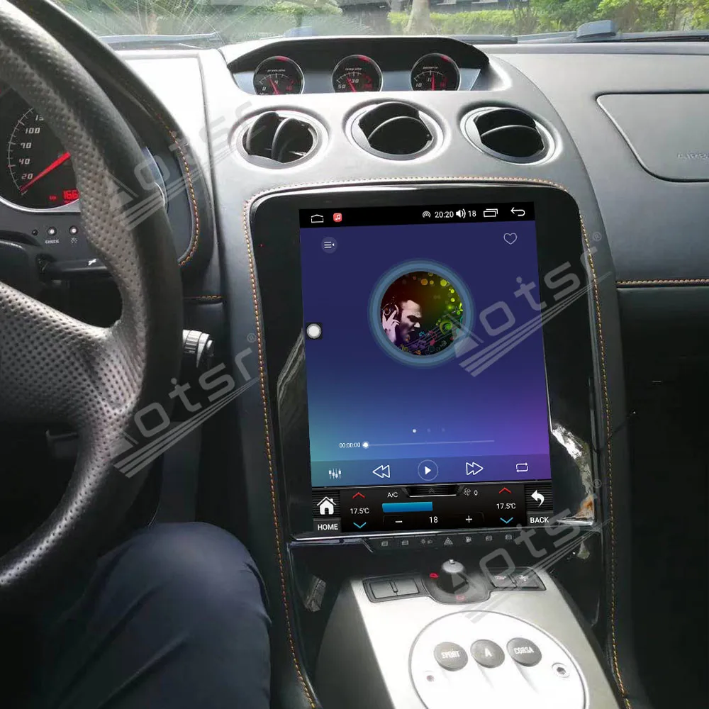 12.1 inch For Lamborghini Gallardo 2007 to 2014 Car auto carplay Android 15.0 Radio Multimedia Player GPS Stereo touch Head Unit