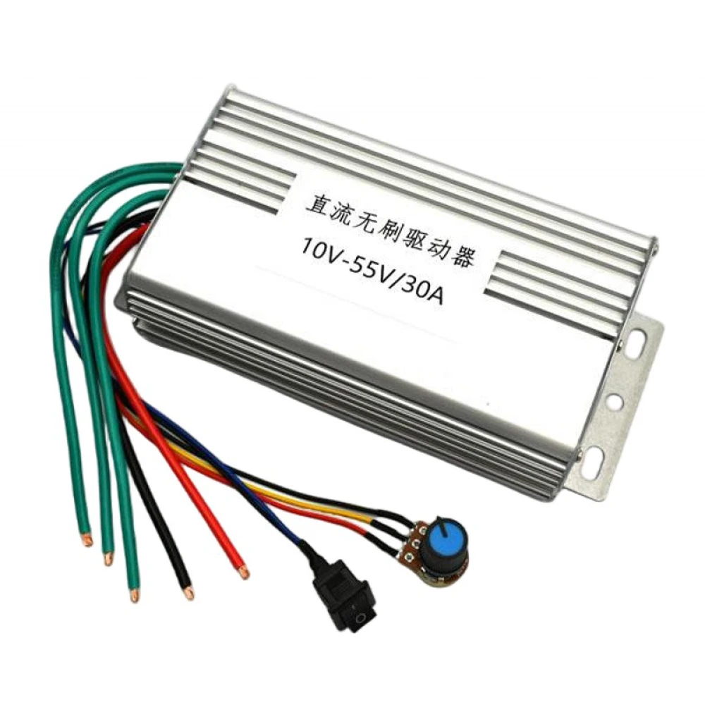 30A 1650W DC Brushless Motor Speed Controller Regulation Switch Driver Board Motor Electric Governor DC 10V 24V 36V 48V No Hall