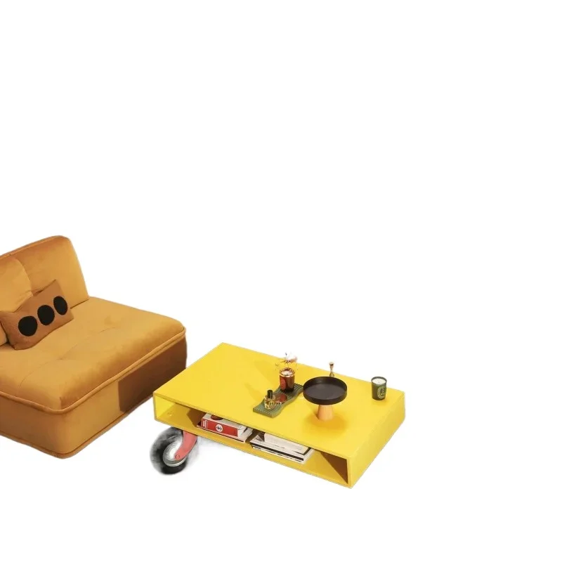 

Internet celebrity dopamine module sofa Italian minimalist villa removable backrest Memphis style creative pixel sofa