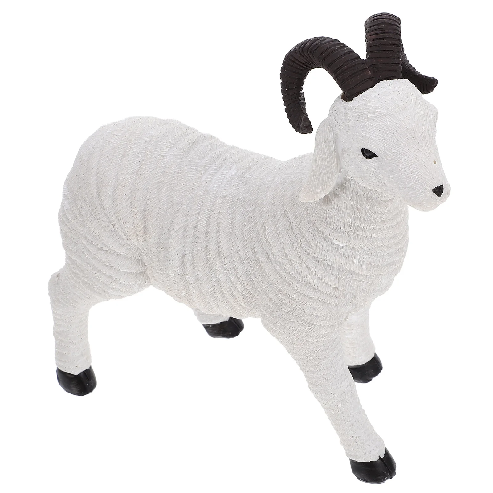 

Realistic Resin Goat Sculpture for Garden Decor Outdoor Indoor Scene Landscape Design Wildlife Animal Ornament for Home