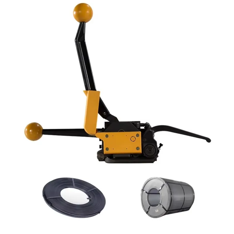 

A333 13-19mm PET Manual No-Buckle Strapping Machine for Wooden Boxes Masonry Steel Pipes Cartons-Hand Held for Plastic Packaging