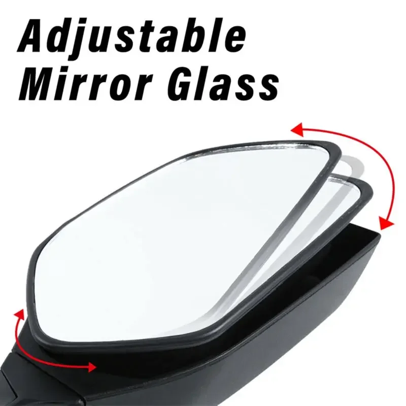 Kawasaki motorcycle rearview mirror with LED turn signal, suitable for Ninja ZX 10R ZX-10R 2011-2015 2016-2020 H2