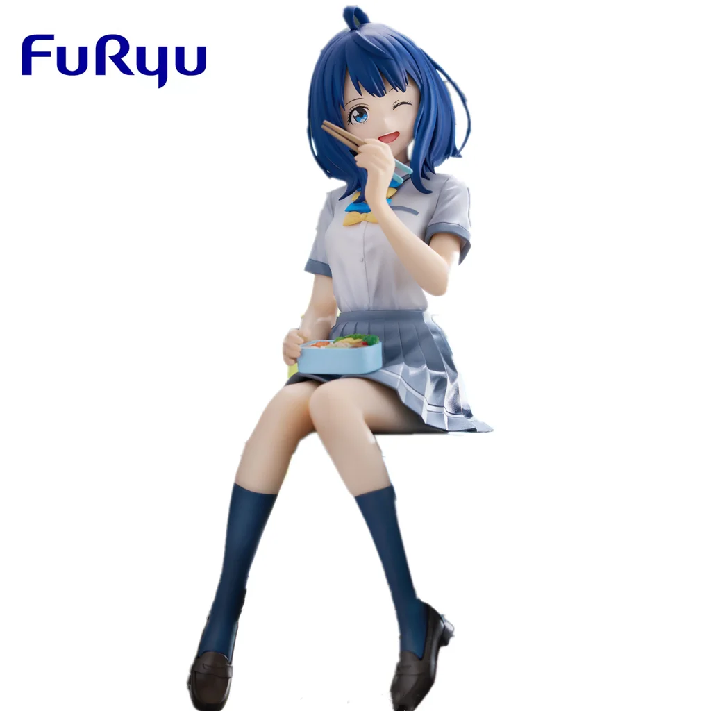 Original FuRyu Anna Yanami Anime Makeine Too Many Losing Heroines Noodle Stopper Figure PVC Model Collection Doll Gift