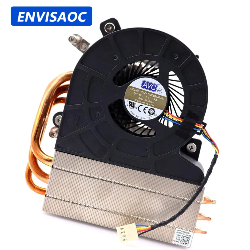 125W para Dell XPS Tower 8920 8930 8940 Precision T3640 T3630 T3650 ventilador de refrigeración de CPU de escritorio disipador de calor ventilador enfriador 06C558 093XV1