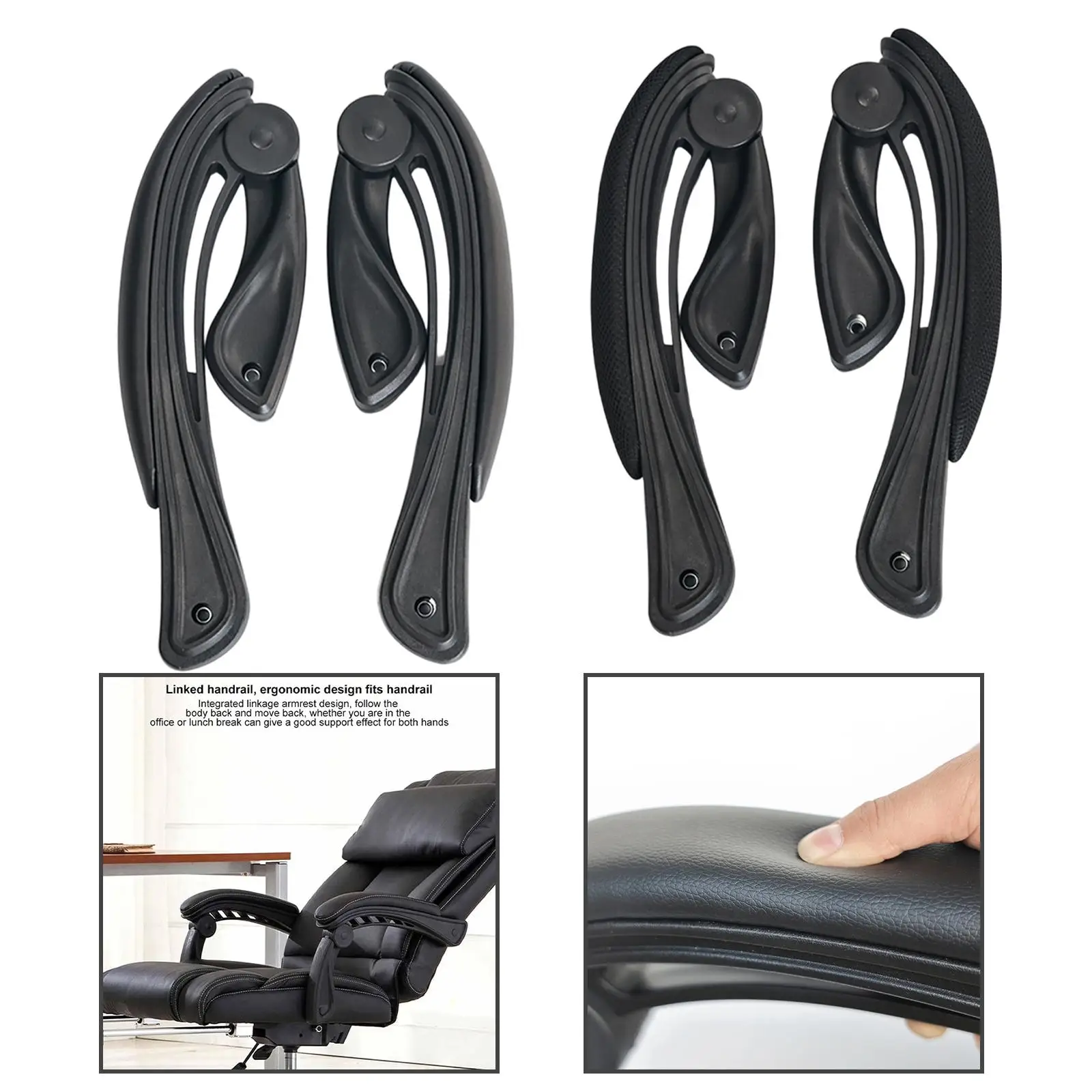 Office Chair Adjustable Arms Chair Armrests Replacement Office Chair Parts