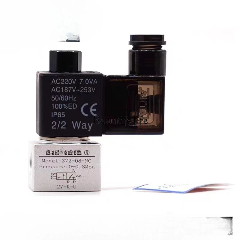 

JJ tool partsPneumatic components, two-position three-way solenoid valve 3V1-06 3V1-M5 DC24V 3V106B 3V106A