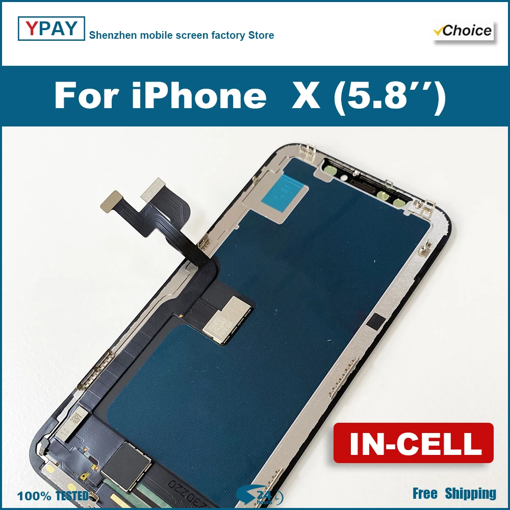 Choice Grade AAAA+ For iPhone X XR 11 LCD Display With 3D Touch Screen Digitizer For iPhone 11Pro 12 12proMax 13 14 NoDead Pixel