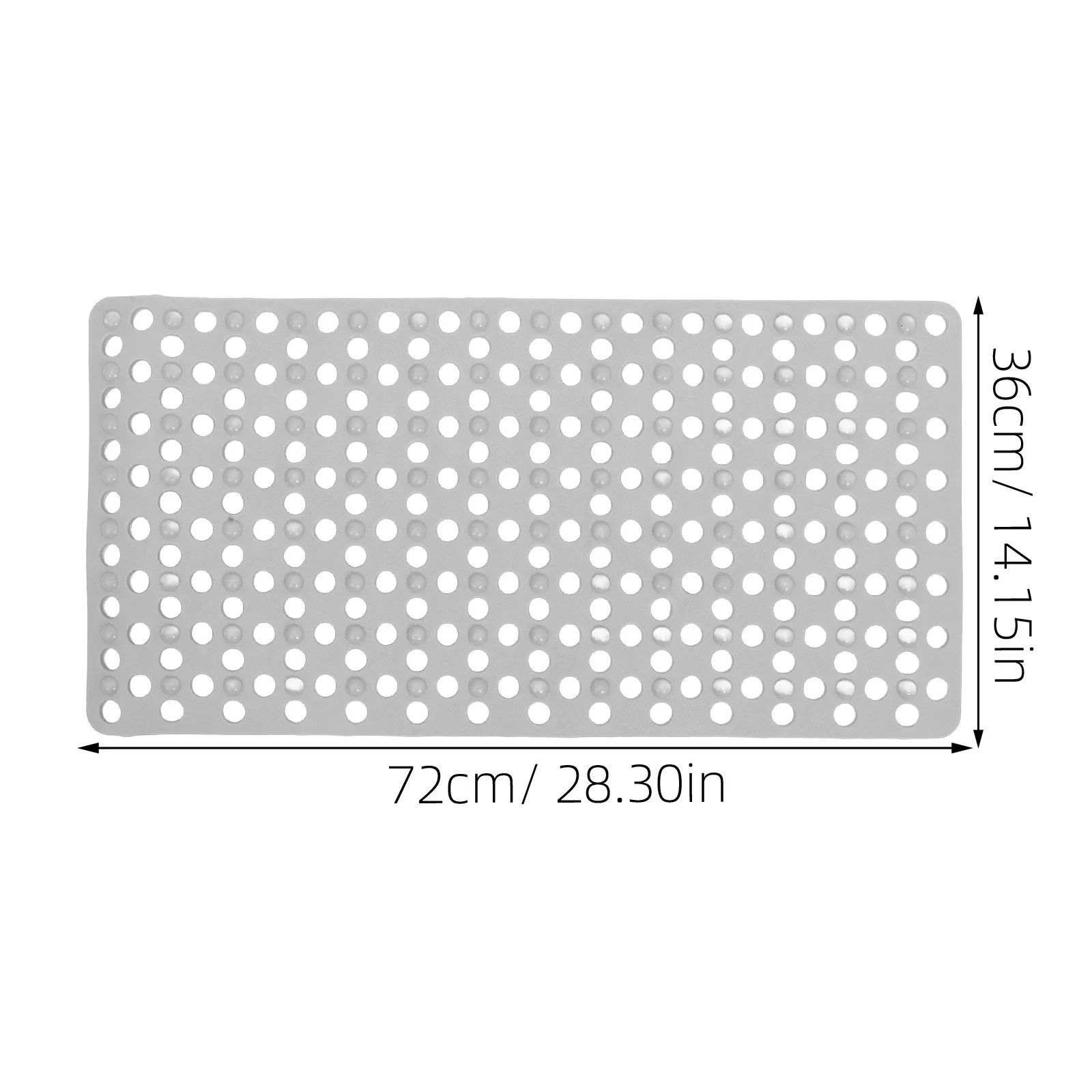 Stylish Minimalist Anti-Slip Foot Cushion for Bathtub and Shower PVC Bath Mat Non-Skid Floor Pad Bathroom Floor Mat Home Decor