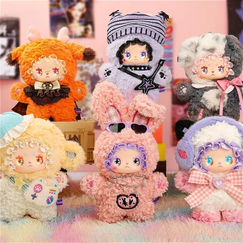 

Прекрасная серия Эммы Панк Эра, слепая коробка, кавайные аниме-фигурки, игрушка, загадочная комната, виниловый кулон, сумка-сюрприз, украшение, подарки на день рождения