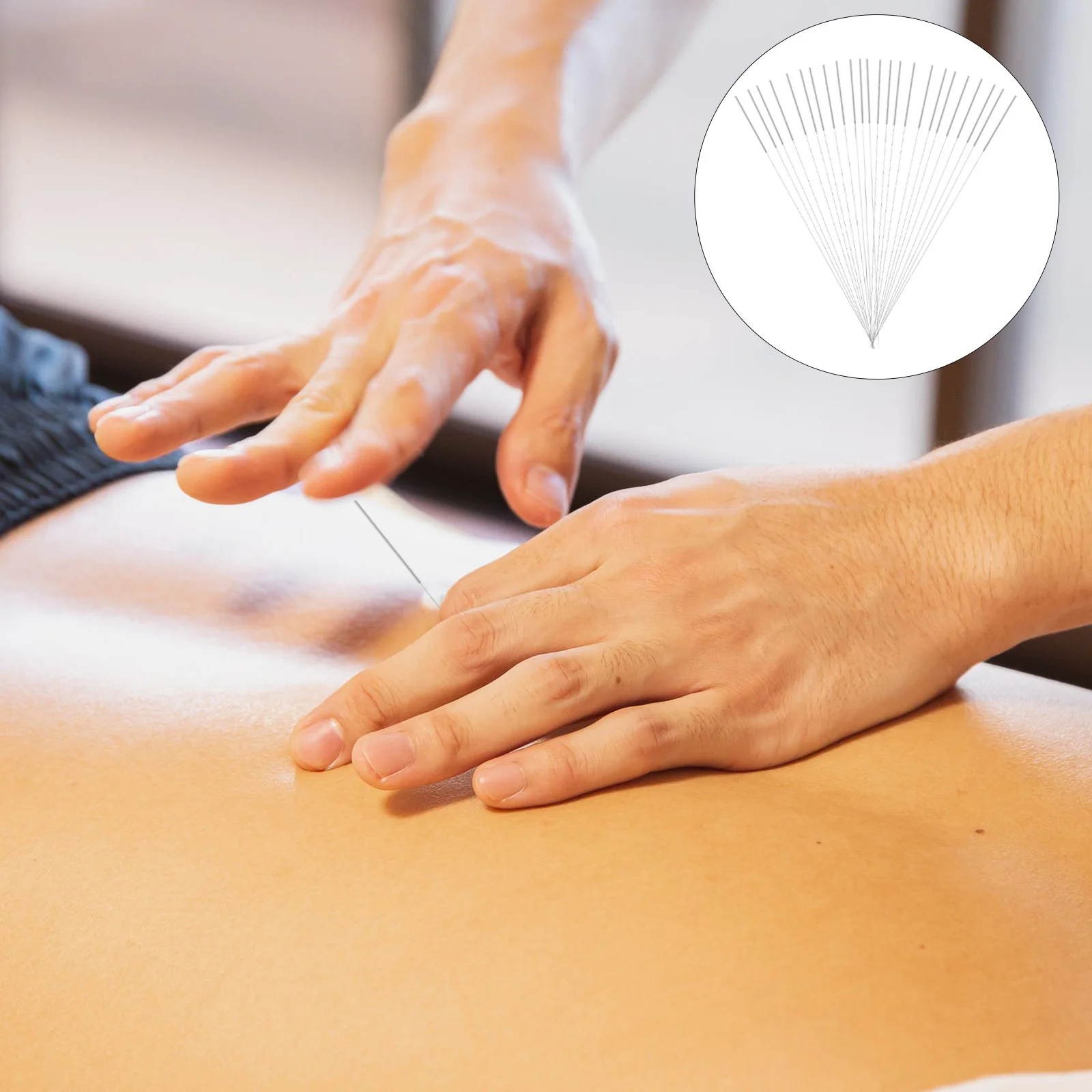 

100Pcs Disposable Long Steel Flexible Massage Needles Durable Elastic Massage Supplies Acupuncture Needle