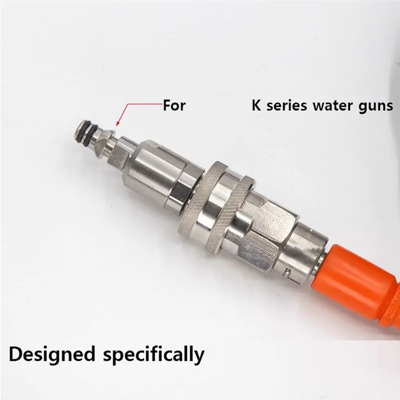 ABJN-Anti-Winding Conversion Joint High Pressure Washer Adapter 3/8 Quick Plug Set Hose Quick Connector For Karcher Water A