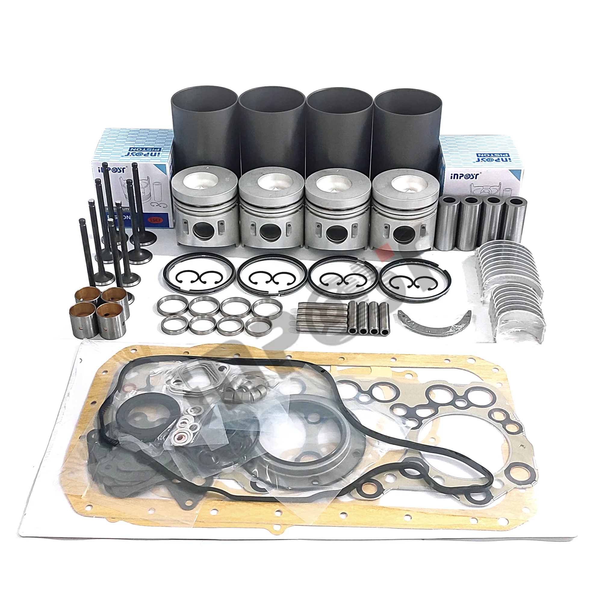 

4D32 Engine Rebuild Kit Compatible With 4D32 4D32T Liner Piston Ring Bearing Valve Kit Gasket Parts STD Size
