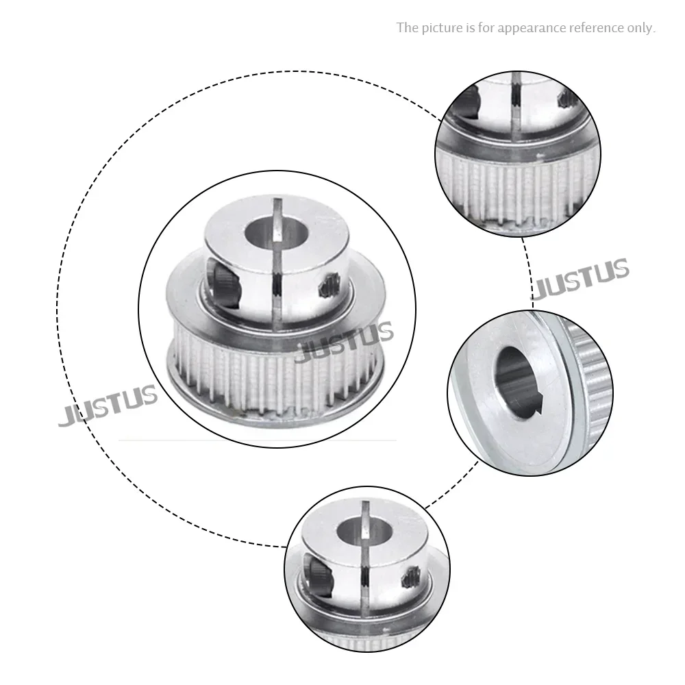 15T/16T/18Tooth HTD 5M K/BF зажимной тип синхронные колеса диаметр 5-17 мм для ширины ремня 10/15/20 мм аксессуары для 3D-принтеров