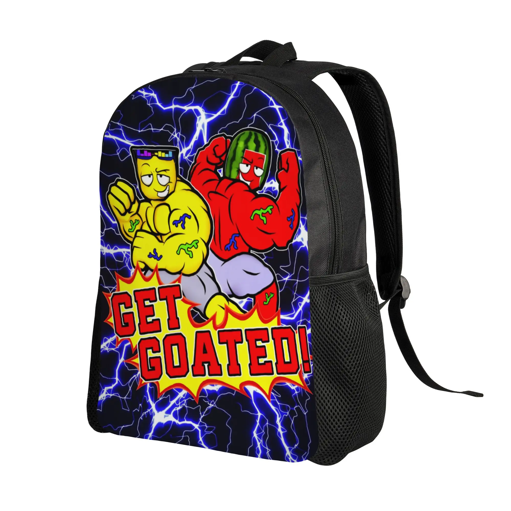 Sunny and Melon Backpack Women Men  Pattern Backpacks Polyester Novelty High School Bags University Design Rucksack