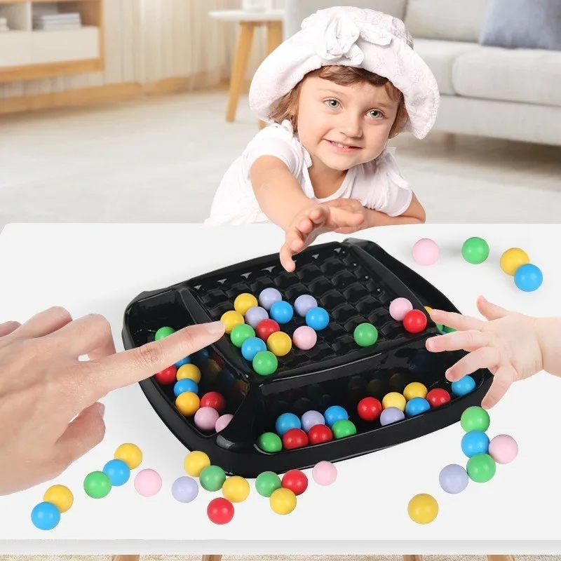 

Взаимодействие родителей и детей, цветные бусины, игрушка, детская головоломка, шахматная доска, боевая игра, обучающий интерактивный подарок для детей