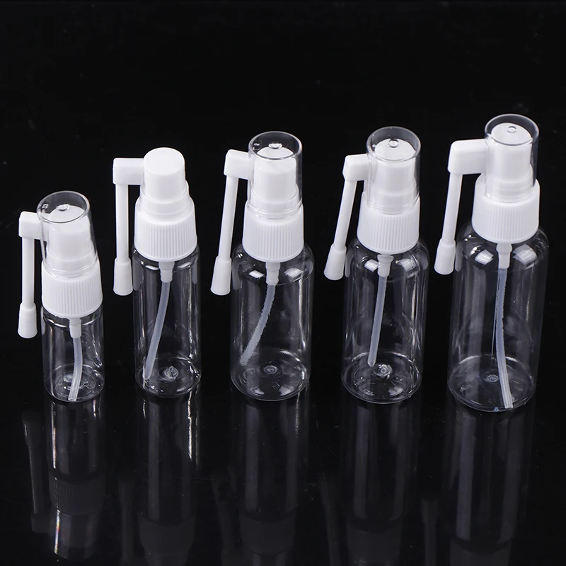 

1pcs Oral Spray Bottle Refillable 20ml/30ml/40ml/50ml Plastic Container Vial Medical Water Liquid Mist Atomizer Cosmetics Tube