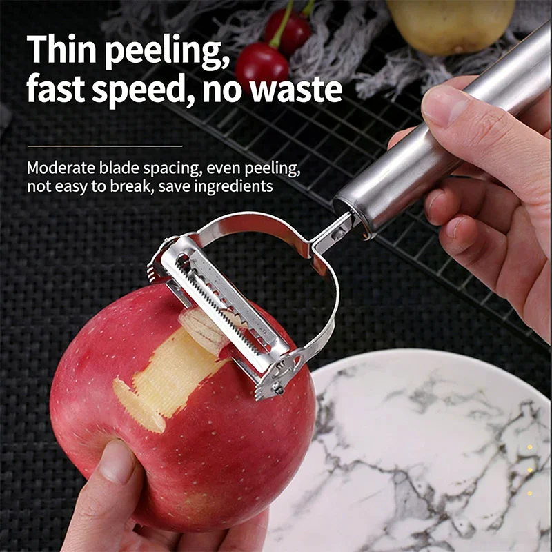 Набор кухонных принадлежностей из 3 предметов: ручная терка для овощей, удобная овощерезка, многофункциональный инструмент для дома