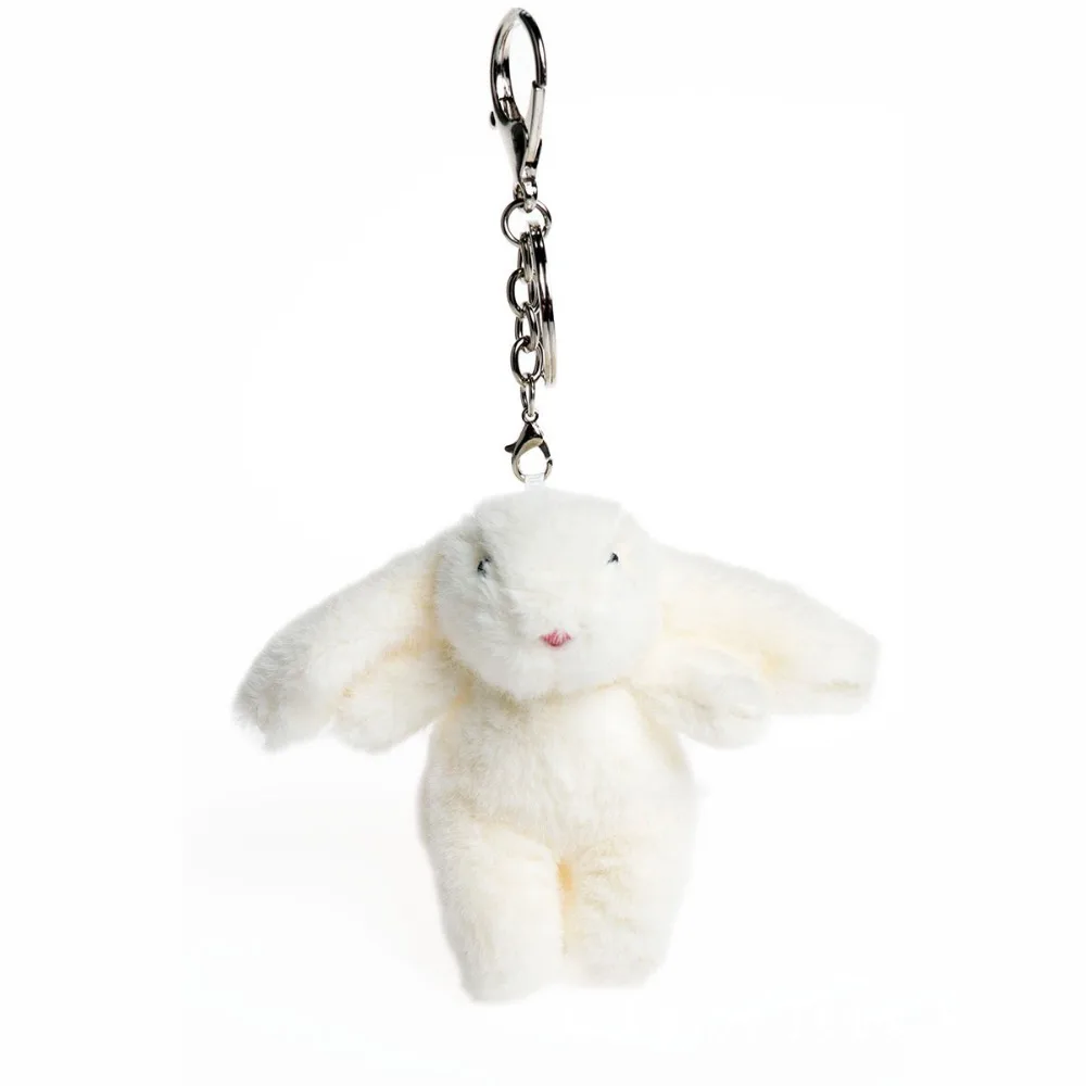 

Стильный подвесной плюшевый кулон с кроликом, мягкая мультяшная плюшевая кукла, брелок, плюшевый милый плюшевый брелок с кроликом, аксессуар для сумки