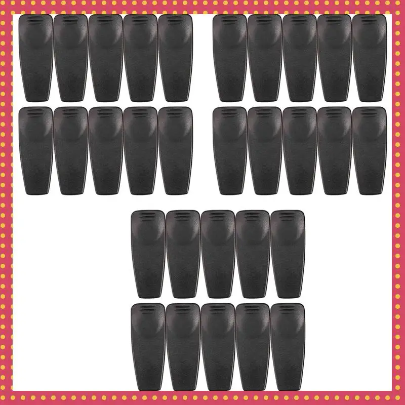 

B74A 30Pcs Radio Clip Rugged Belt Clip For MOTOROLA GP328/GP338/GP380/GP340 HT750 Two Way Radio Walkie Talkie J6482A