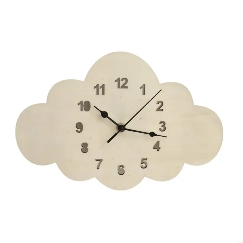 Artistic NonTicking Wall Clock Modern Decorative Clock For Kitchens Cafes Setting Decors Elegant Accurate Time Display