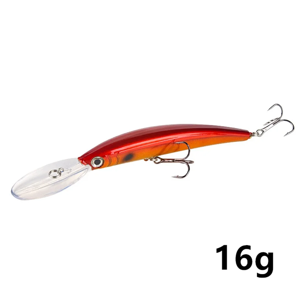 Bionic Minnow Fishing Lure, Bass Trolling, Artificial Hard Bait, Crankbait Wobblers, 3D Eyes, Carp Pesca, 17.5cm, 16g, 1Pc