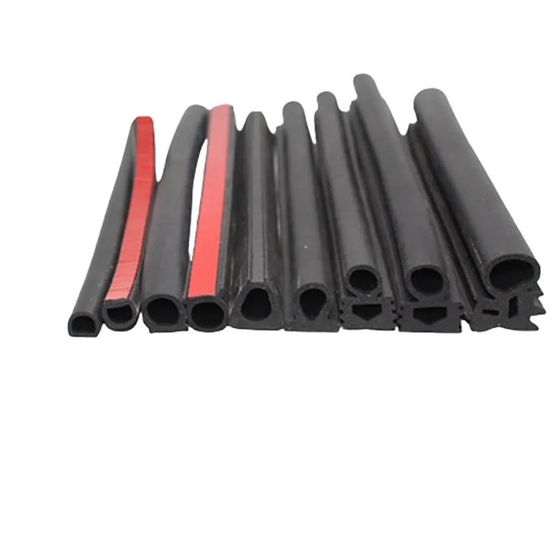 Door Window Seal Strip EPDM Foam Car Door Noise Insulation Waterproof Anti-Dust Weatherstrip High Temperature Glass Tape Strip