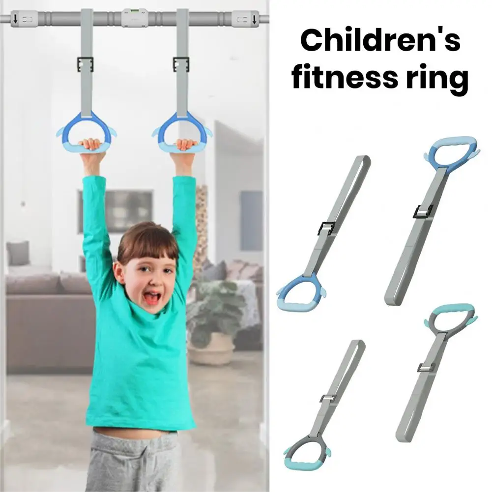 Strength Training Rings Adjustable Gymnastics Rings with Non-slip Grip for Strength Training Height Increase 200kg Load Bearing