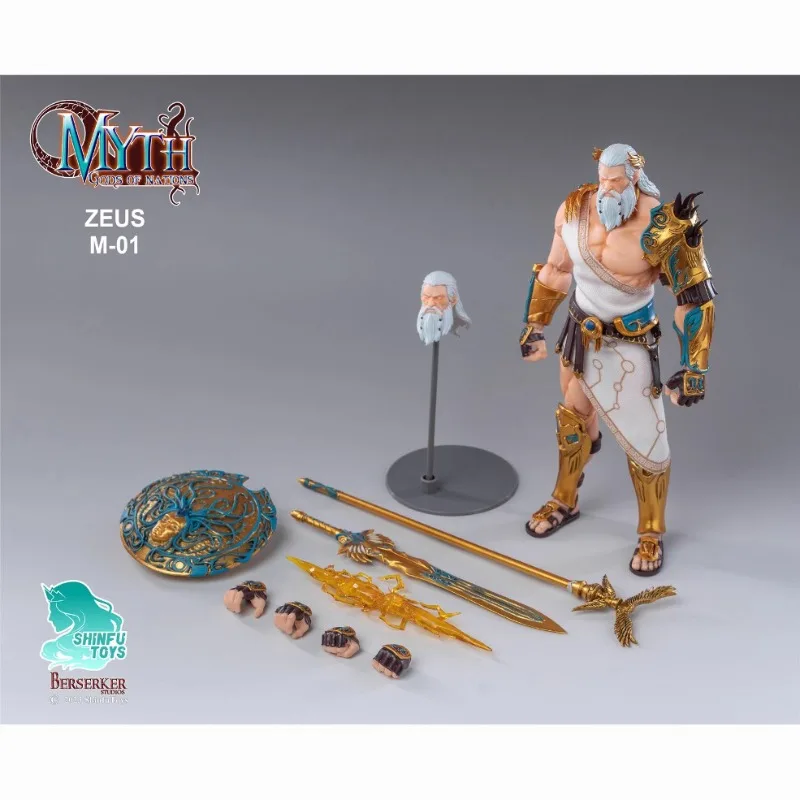 

Goods in Stock 100% Original Berserker Studios ZEUS M-01 SHINFUTOYS 1/12 Model Animation Character Action Toy Holiday Gift