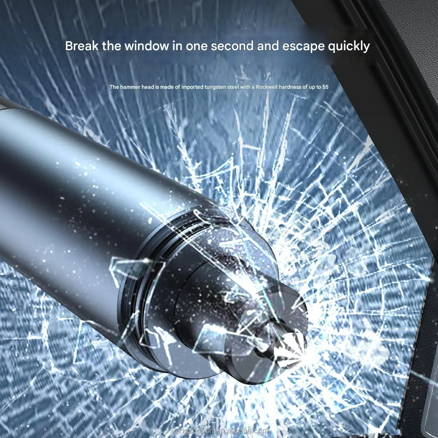 Strumenti di emergenza per mini martello di sicurezza per auto portatile di nuovo arrivo per rompere il vetro del finestrino dell'auto Rosso Nero Blu