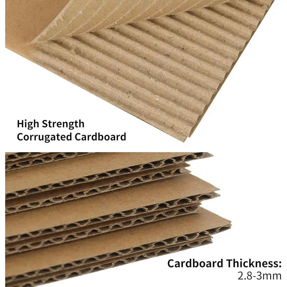 100 Pack Small 8x6x4 Inch Cardboard Shipping Boxes for Mailing and Packing