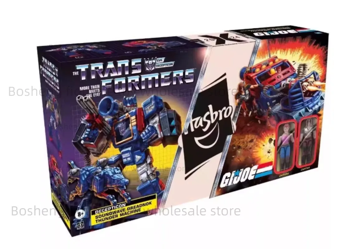 En Stock, serie de juguetes transformados, Robot de deformación Soundwave Zartan & Zarana, figura de acción de Anime, juguete para coleccionar, regalo de vacaciones