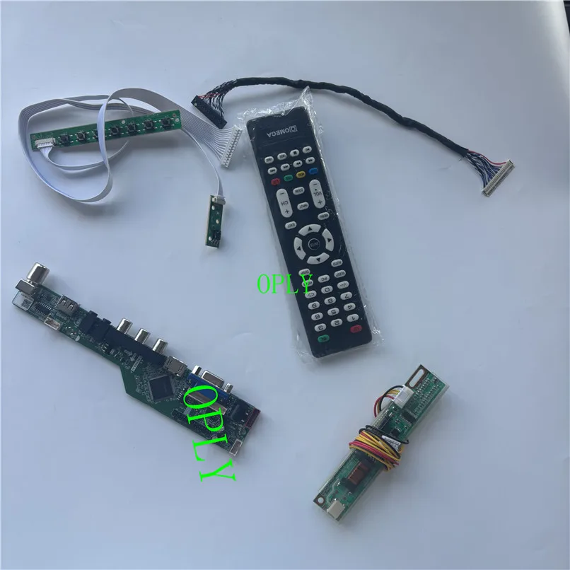 TV Controller driver board kit for LP171WE2 LP171W02 17.1" 1680X1050 screen monitor VGA HDMI-compatible USB RF  LCD panel AV