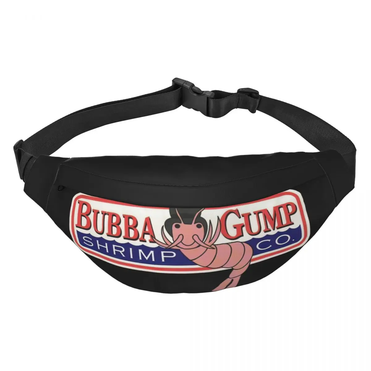 

Bubba gump shrimp Unisex Waist Bag Multifunction Sling Crossbody Bags Chest Bags Short Trip Waist Pack