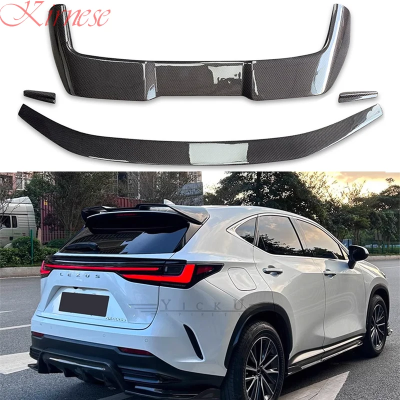 

Carbon fiber CAR REAR WING TRUNK LIP SPOILER FOR LEXUS NX NX200 NX200t NX300h 2022 2023 2024 Roof spoiler