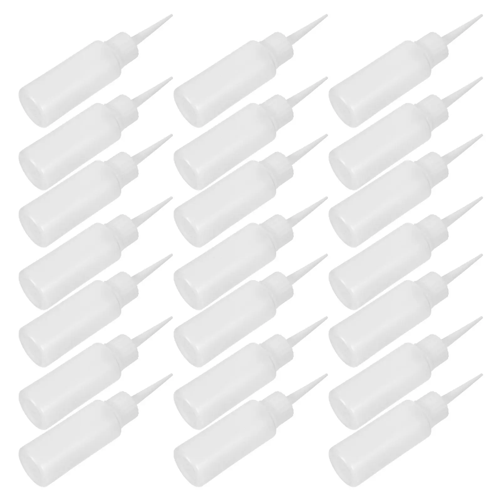 

100Pcs Fine Tip Liquid Dispenser Squeeze Bottles 50Ml Clear Plastic for Even Grout Application Tile Gap Filling Kitchen Bathroom