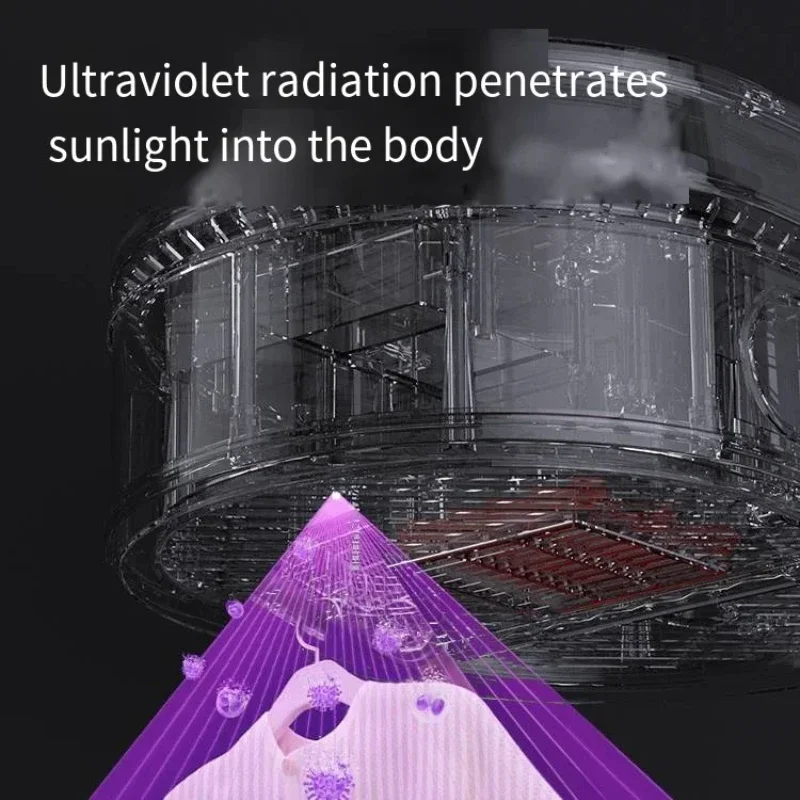 Secador de ropa, soplador de aire caliente, calefacción inteligente, secado rápido, mini plegado portátil, uso seguro sin fugas, temperatura constante