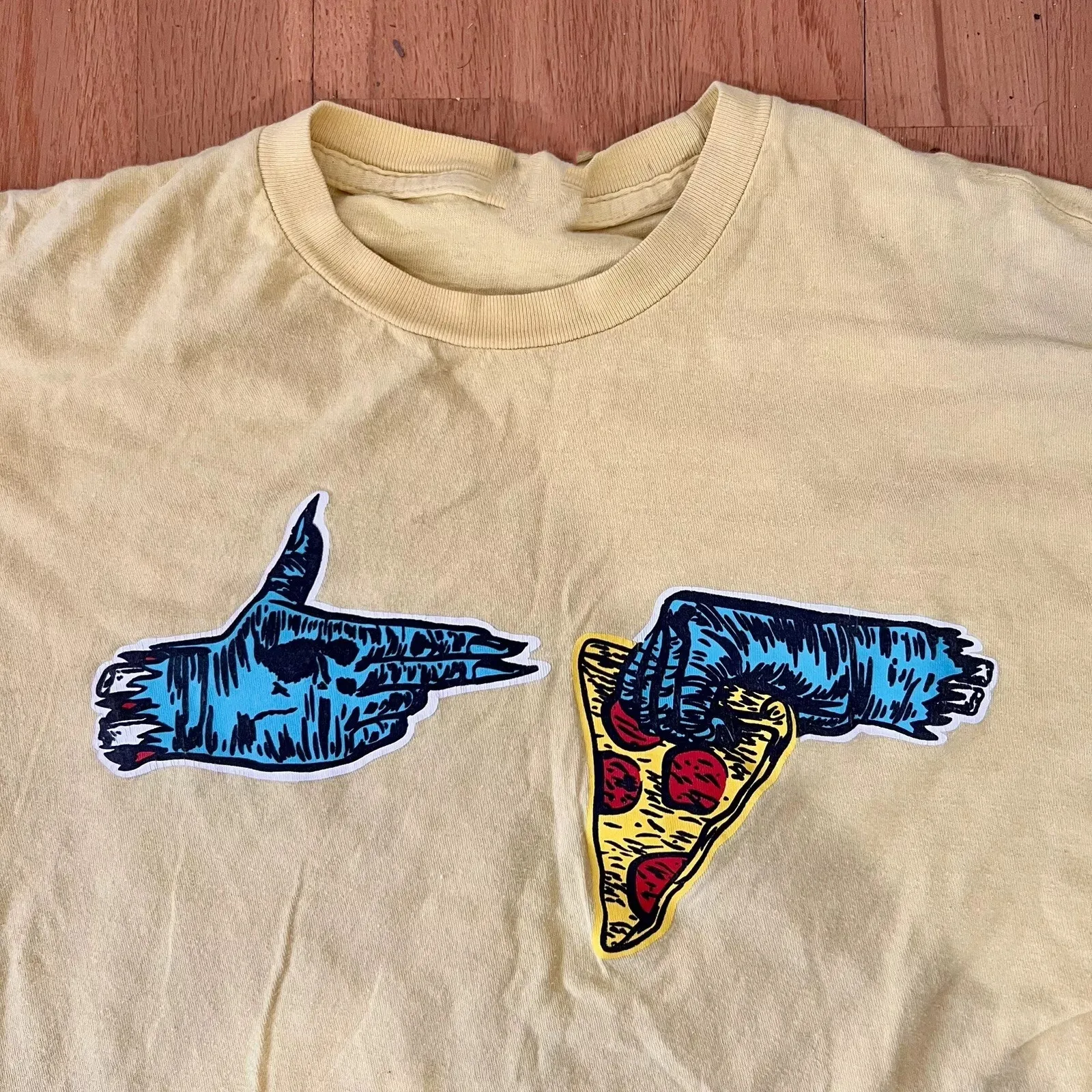 2000s Run The Jewels Pizza 1 SIDED T SHIRT Size S-5XL GC3111