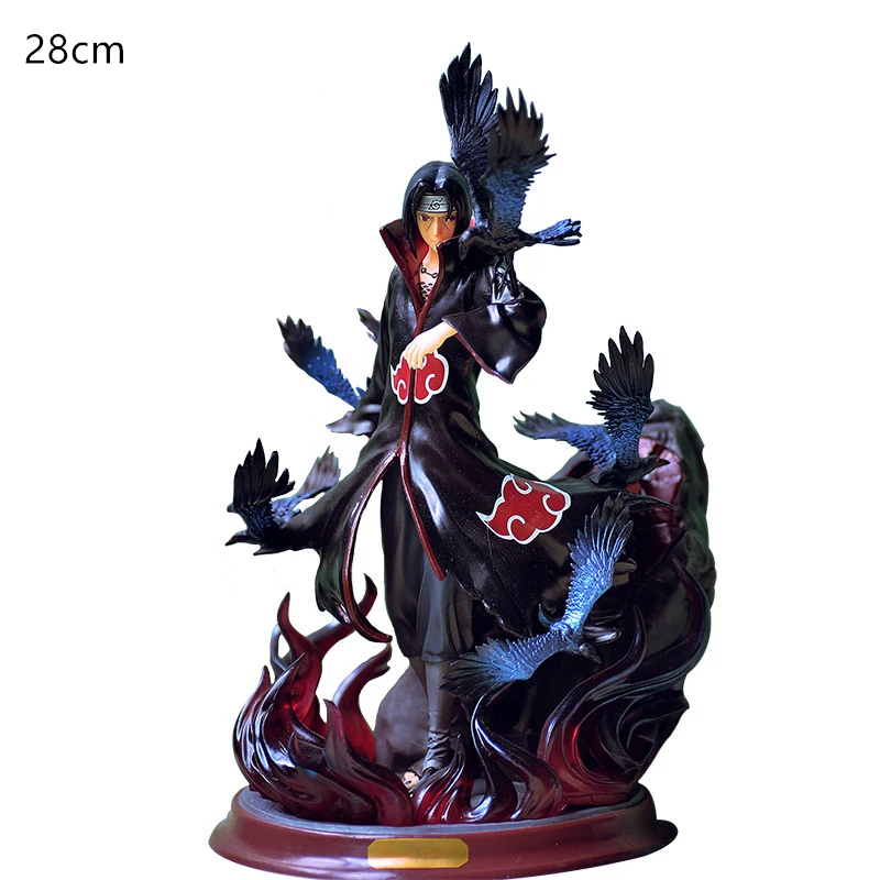 Naruto Crow Hall Itachi GK Uchiha Itachi Statue Anime Modell Ornamente Handgefertigte Sammlung Geschenk