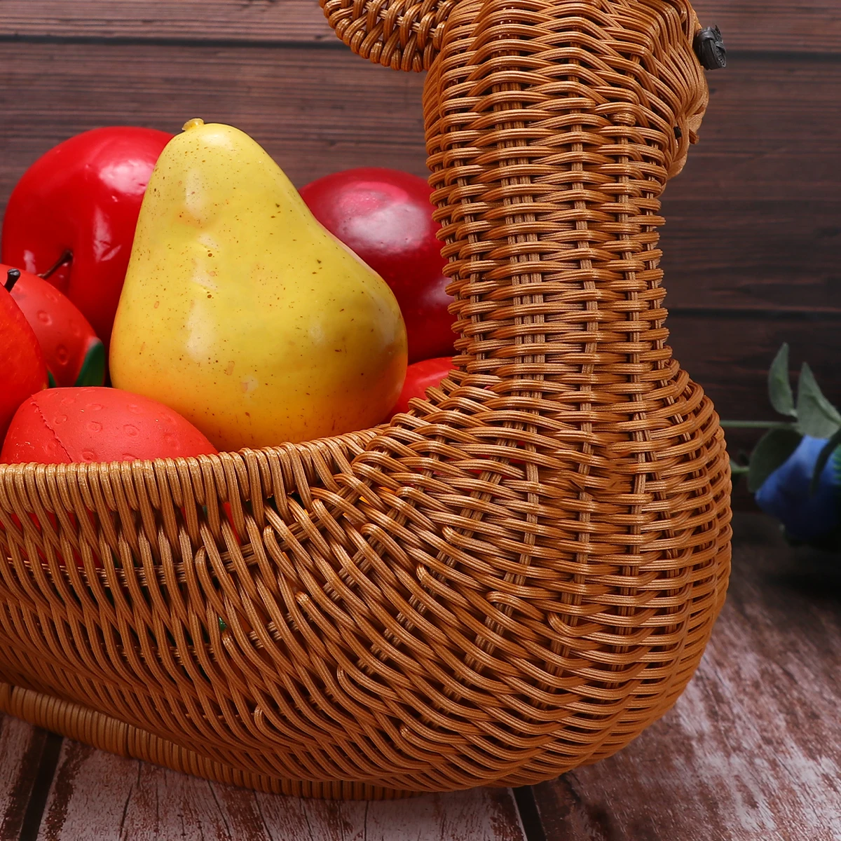 

Desktop Storage Basket Rattan Bread Bin Simple Hand Woven Rising Container Baskets for Household Purposes